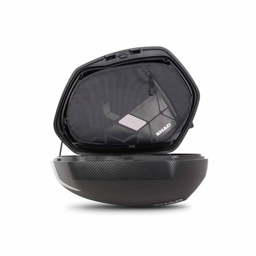 Stranski kovčki z barvno ploščo ( Side cases ) SHAD SH36 Bela (pair) with PREMIUM lock