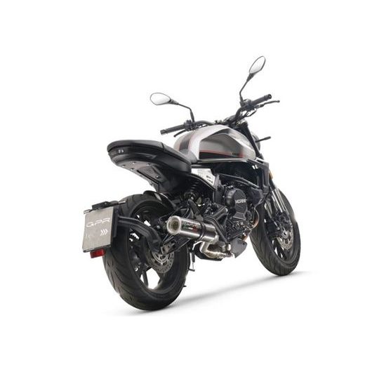 Mid-full system exhaust GPR M3 MO.7.1.CAT.M3.PP Brushed Stainless steel