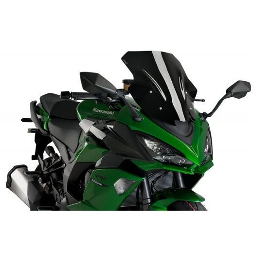 Windscreen PUIG RACING 20471N črna