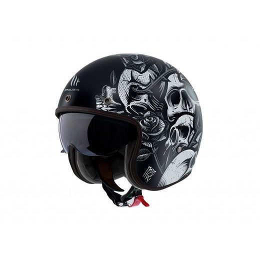 Jet čelada MT Helmets LE MANS 2 SV S BREAKOUT B2 MATT S