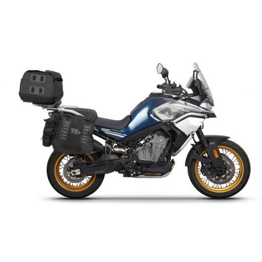 Set of SHAD TERRA TR40 adventure saddlebags and SHAD TERRA rear bag TR50, including mounting kit SHAD CF MOTO 800MT