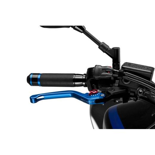Brake lever without adapter PUIG 3.0 120AR dolga (long) blue/red
