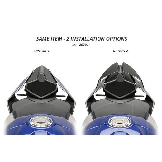 Rear seat cowls PUIG 20703C carbon look