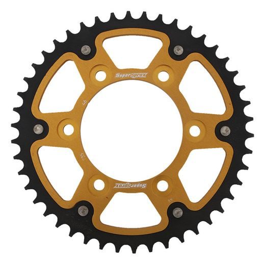 Zadnji verižnik (zobnik) SUPERSPROX STEALTH RST-735:46-GLD zlata 46T, 520
