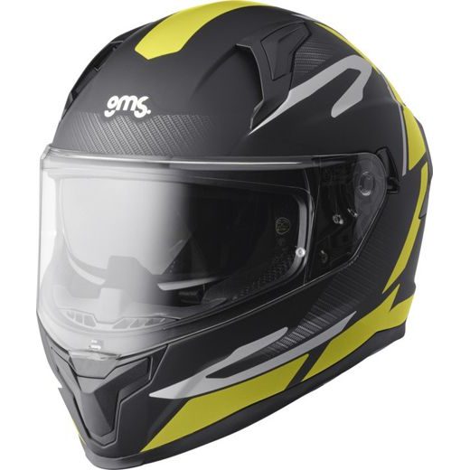 Integralna čelada GMS VELOX ZG12601 graphic matt black-yellow-grey L