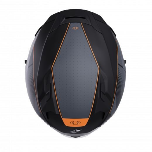 Integralna čelada STORMER BLASTER TRON neon, orange, metal matt M