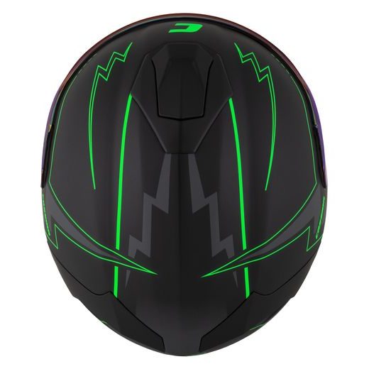 Integralna čelada CASSIDA Integral GT 2.1 Flash matt black/ fluo green/ dark grey S
