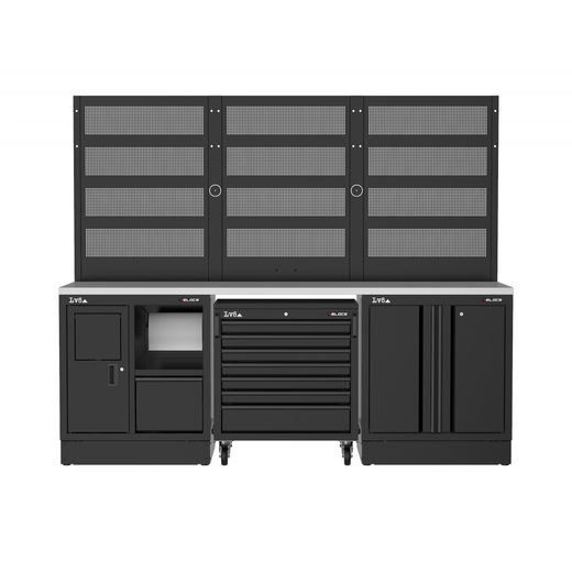 Workbench LV8 EVS24-02X with stainless steel top