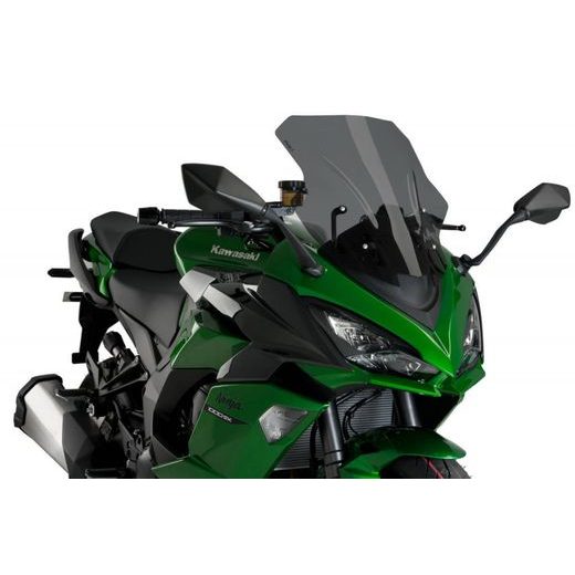 Windscreen PUIG RACING 20471F dark smoke