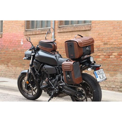 Side bag SHAD CAFE RACER SR38 X0SR38 10l Brown