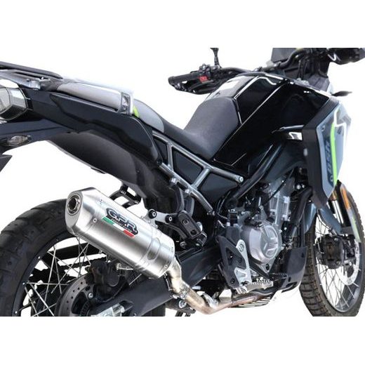 Slip-on exhaust GPR SATINOX CF.17.SAT Brushed Stainless steel