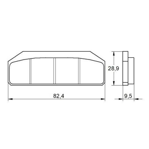 Zavorne obloge ACCOSSATO AGPA137 ZXC