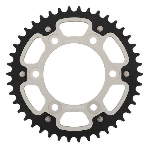 Zadnji verižnik (zobnik) SUPERSPROX STEALTH RST-735:42-SLV srebrna 42T, 520