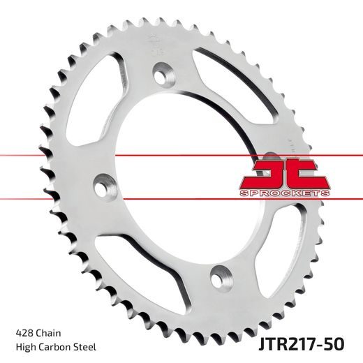 Zadnji verižnik (zobnik) JT JTR 217-50 50T, 428
