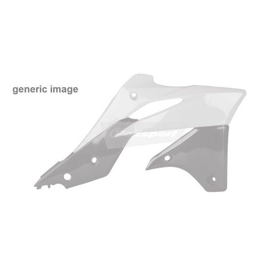 Radiator scoops POLISPORT 8412300003 (par) črna