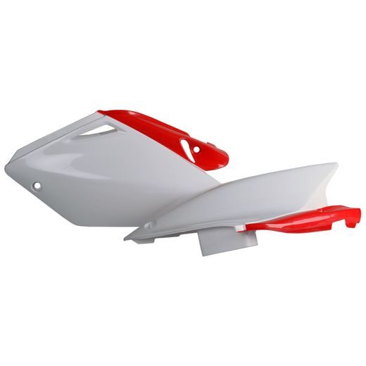 Stranska plastika POLISPORT 8601800001 (par) red CR 04/white za HONDA CRF 250 R 2004-2005