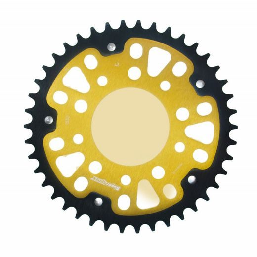Verižni set EK - Srebrna chain 525 MVXZ, X-ring (X, NX, QX, XS), CHK front sprocket SUPERSPROX, CHK rear sprocket SUPERSPROX STEALTH za HONDA CRF 1100 L Africa Twin 2020-2025
