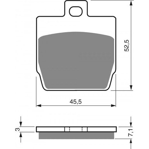 Zavorne obloge GOLDFREN 128 S3