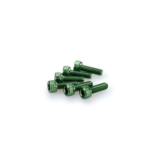 Screws PUIG ANODIZED 0146V zelena M5 x 15mm (6pcs)