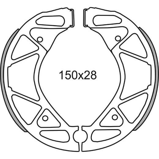 Zavorne čeljusti FERODO 225129258