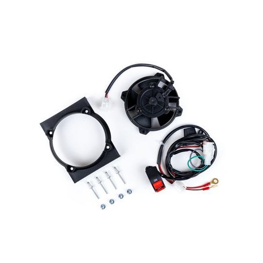 Radiator cooling fan and mounting kit SPAL EP-RFS-PLB10/19-SW with ON/OFF switch