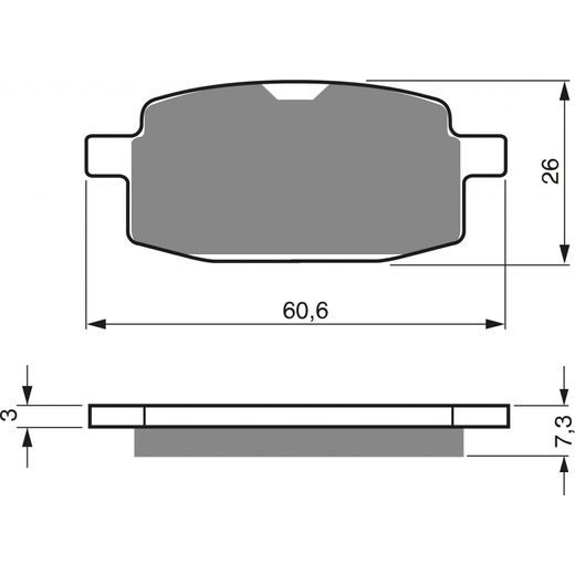 Zavorne obloge GOLDFREN 114 K5