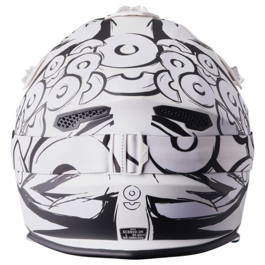Cross helmet GMS FORTIS ZG14022 matt black-white L