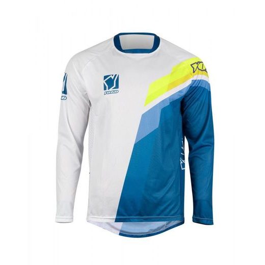 MX dres YOKO VIILEE white / blue / yellow XXL