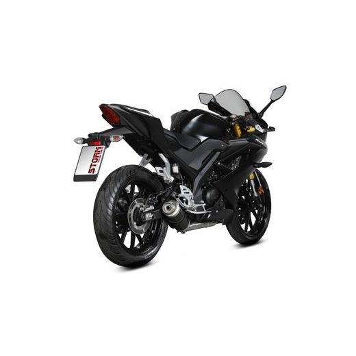 Celoten izpušni sistem 1x1 STORM GP Y.067.LXSB Črn