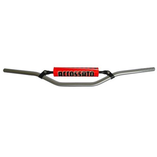 Krmilo - balanca ACCOSSATO aluminium, 22 mm srebrna