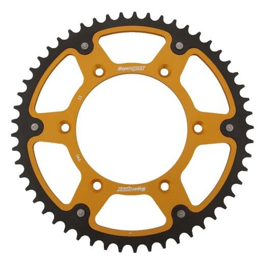 Zadnji verižnik (zobnik) SUPERSPROX STEALTH RST-990:53-GLD zlata 53T, 520