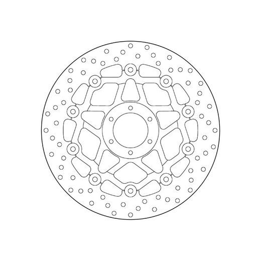 Zavorni disk BREMBO 78B408A3 floating