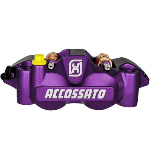 Radial brake caliper ACCOSSATO PZ004 forged monoblock 108 mm distance with pistons in aluminium