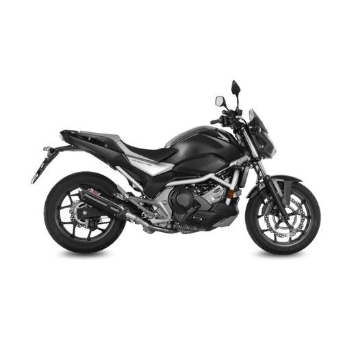 Dušilec (lonec) MIVV SUONO H.065.L9 Kovinsko črna for HONDA NC 750 S / X (2016-2022), HONDA INTEGRA 750 (2016-2020)