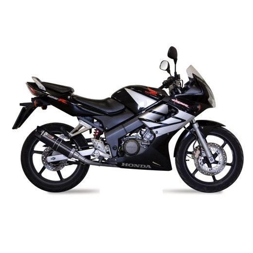 Celoten izpušni sistem 1x1 MIVV GP H.043.LXBC Black with carbon cap
