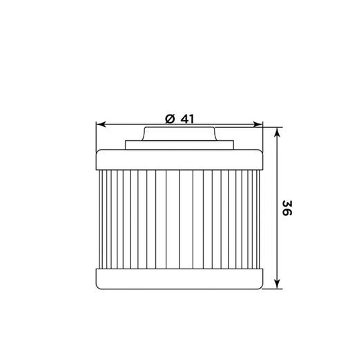 Oljni filter MIW P5011 (alt. HF186) za APRILIA Scarabeo 125 2007-2015, APRILIA Scarabeo 200 2007-2015