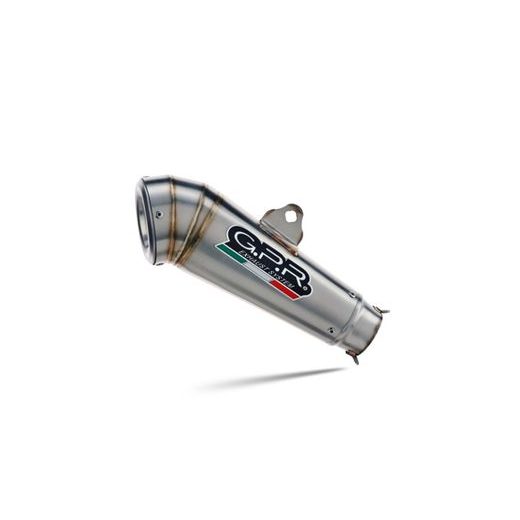 Slip-on exhaust GPR POWERCONE EVO VO.2.1.RACE.PCEV Brushed Stainless steel