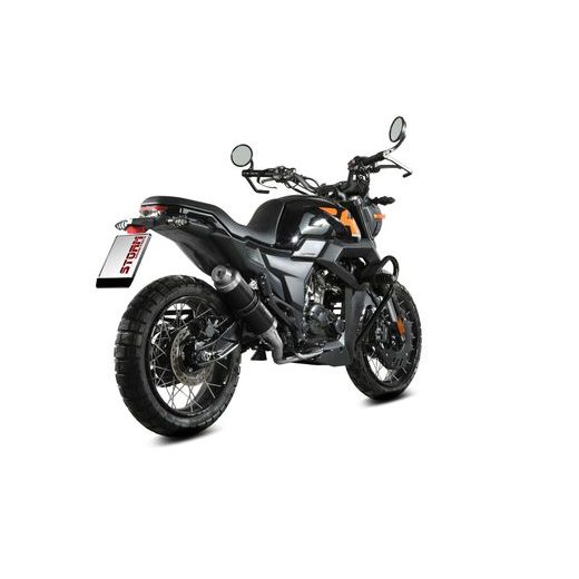Celoten izpušni sistem 1x1 STORM GP Z.003.LXSB Črn