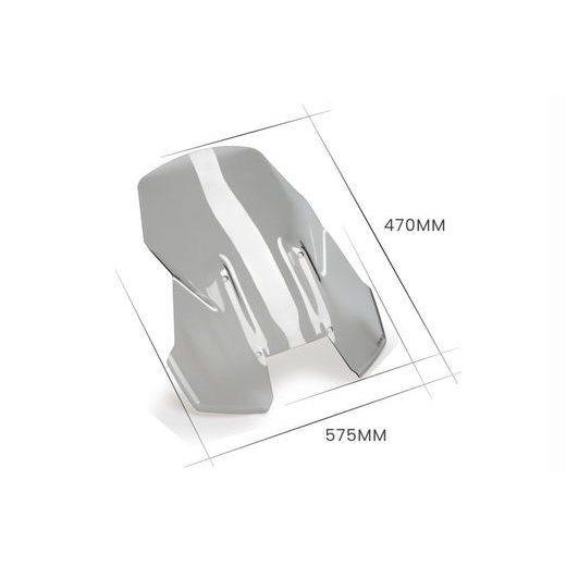 Windscreen PUIG TOURING 20840H smoke