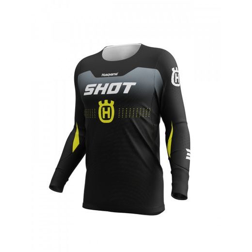 Jersey SHOT AEROLITE HVA A05-12A-A02-12 black / grey 2XL