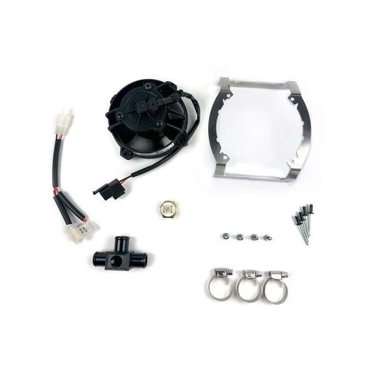 Radiator cooling fan and mounting kit SPAL EP-RFS-RJ with thermoswitch