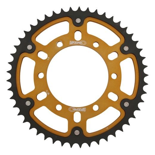 Zadnji verižnik (zobnik) SUPERSPROX STEALTH RST-1875:49-GLD zlata 49T, 532