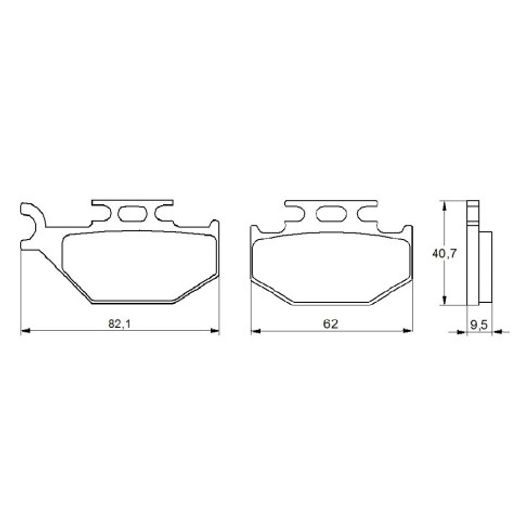 Zavorne obloge ACCOSSATO AGPA115 OR