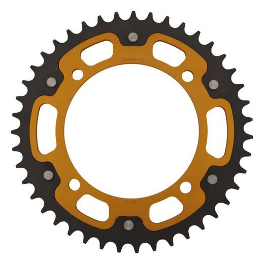Zadnji verižnik (zobnik) SUPERSPROX STEALTH RST-857:43-GLD zlata 43T, 520