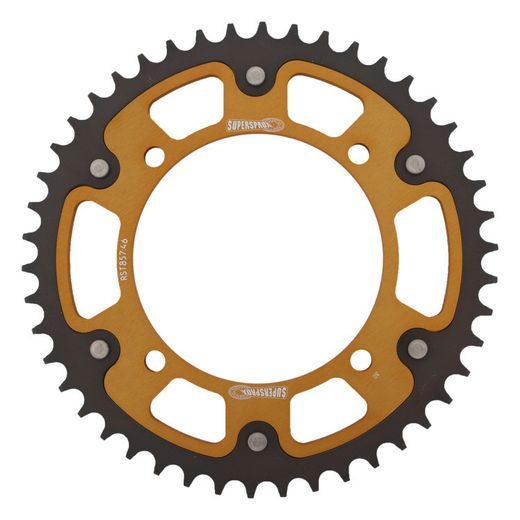 Zadnji verižnik (zobnik) SUPERSPROX STEALTH RST-857:46-GLD zlata 46T, 520