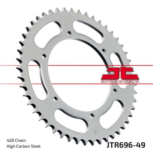 Zadnji verižnik (zobnik) JT JTR 696-49 49T, 428