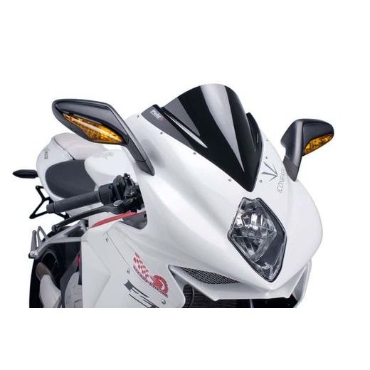 Windscreen PUIG RACING 5651N črna