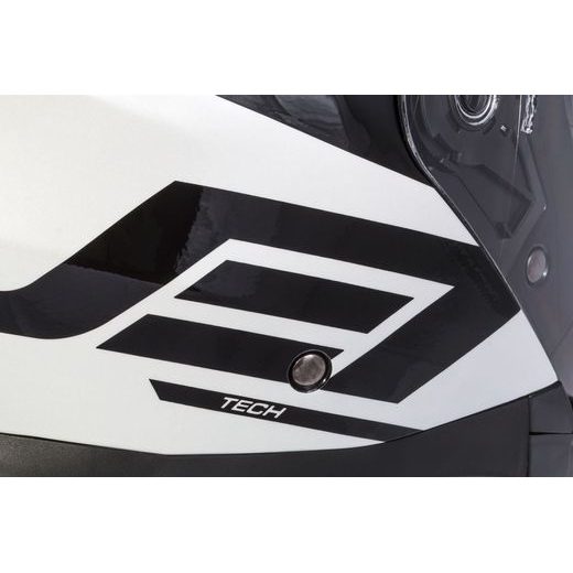 Jet čelada CASSIDA JET TECH CORSO black / white S