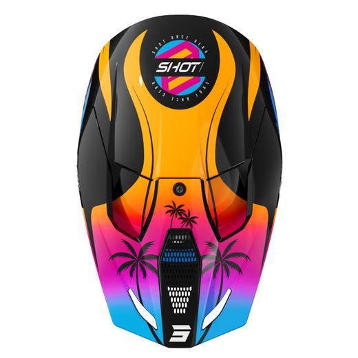 Helmet SHOT FURIOUS MIAMI A05-21OC-C01-10 orange glossy L