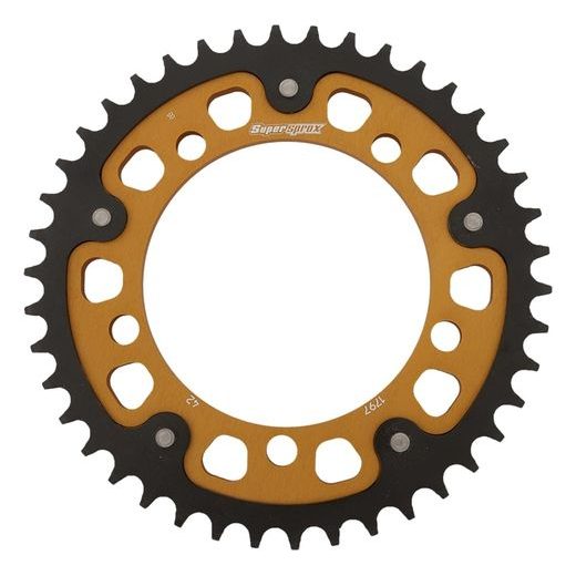 Zadnji verižnik (zobnik) SUPERSPROX STEALTH RST-1797:42-GLD zlata 42T, 530